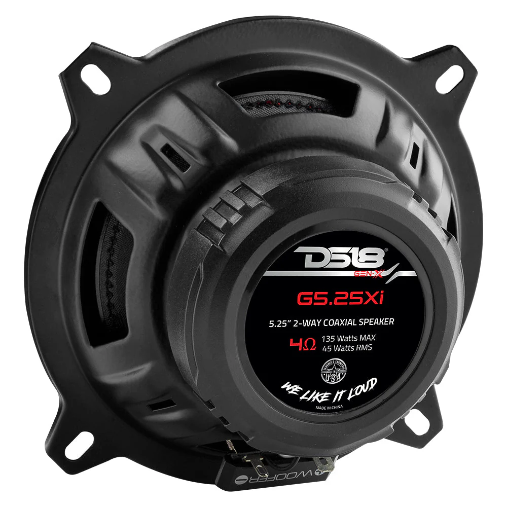 GEN-X 5.25" 2-Way Coaxial Speakers 45 Watts Rms 4-Ohm - Image 4