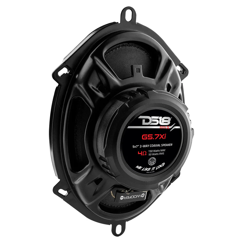 GEN-X 5x7" 2-Way Coaxial Speakers 50 Watts Rms 4-Ohm - Image 4