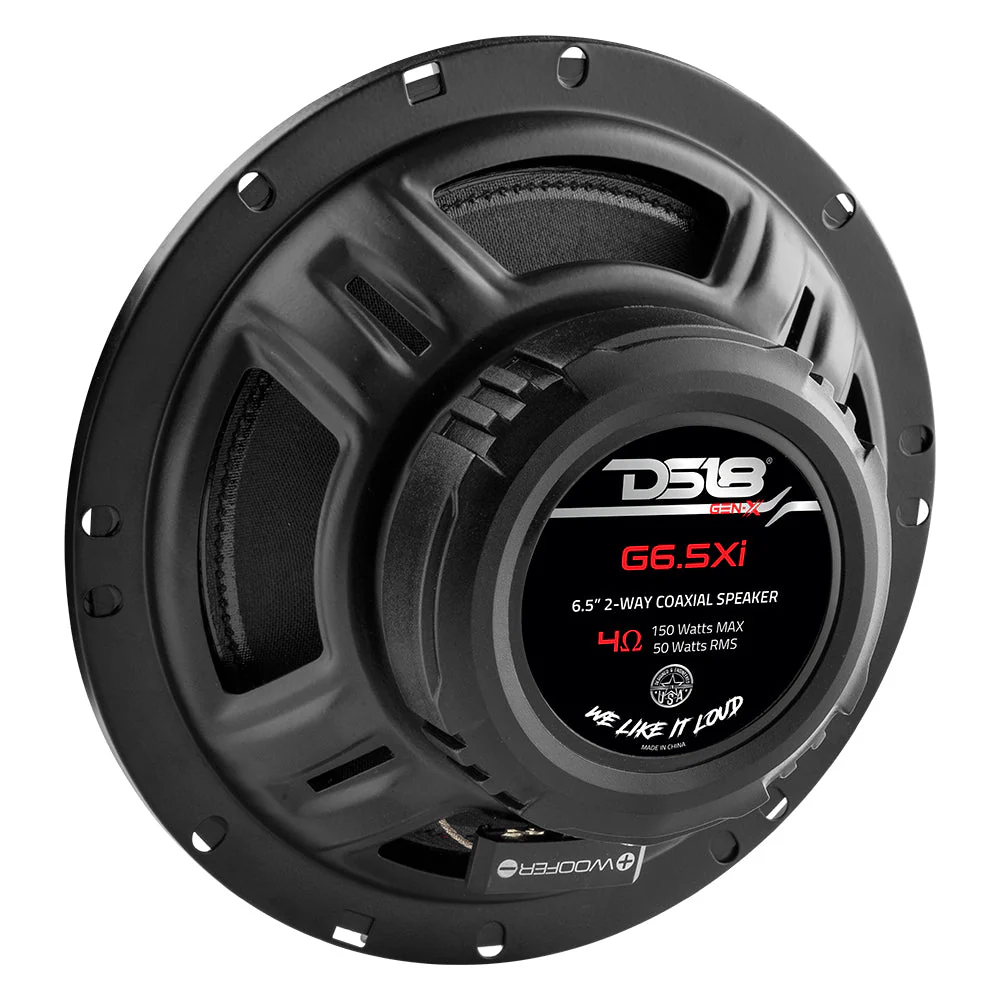 GEN-X 6.5" 2-Way Coaxial Speakers 50 Watts Rms 4-Ohm - Image 4
