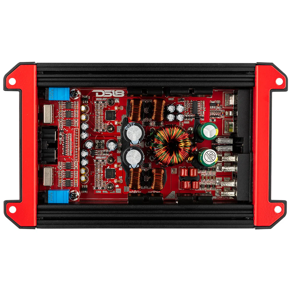 GEN-X Full-Range Class D 4-Channel Amplifier | 4 x 90W RMS @ 4-Ohm - Image 2