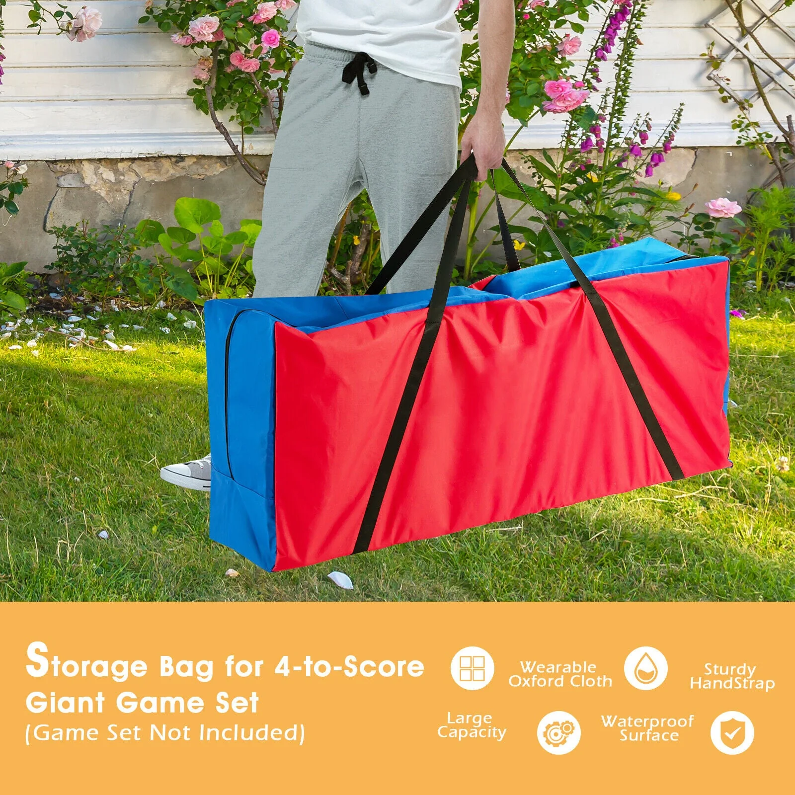 Giant Carry Storage Bag for 4 in a Row Game with Durable Zipper - Image 5