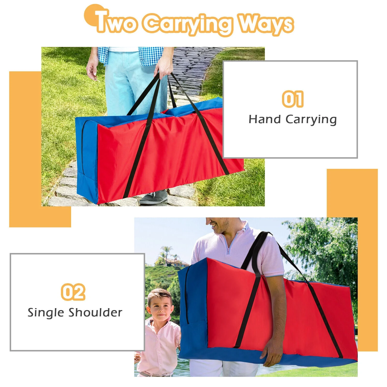 Giant Carry Storage Bag for 4 in a Row Game with Durable Zipper - Image 6
