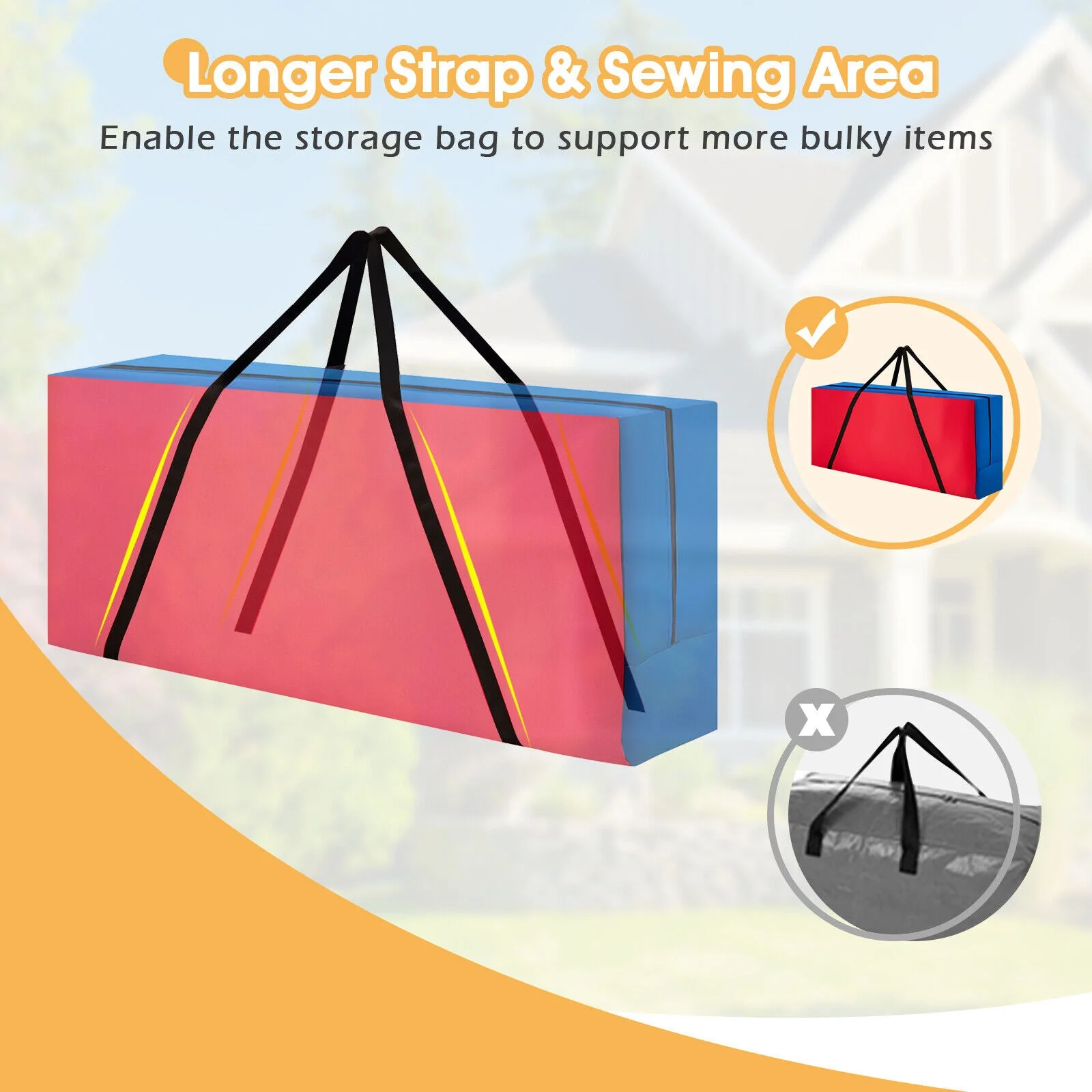 Giant Carry Storage Bag for 4 in a Row Game with Durable Zipper - Image 8