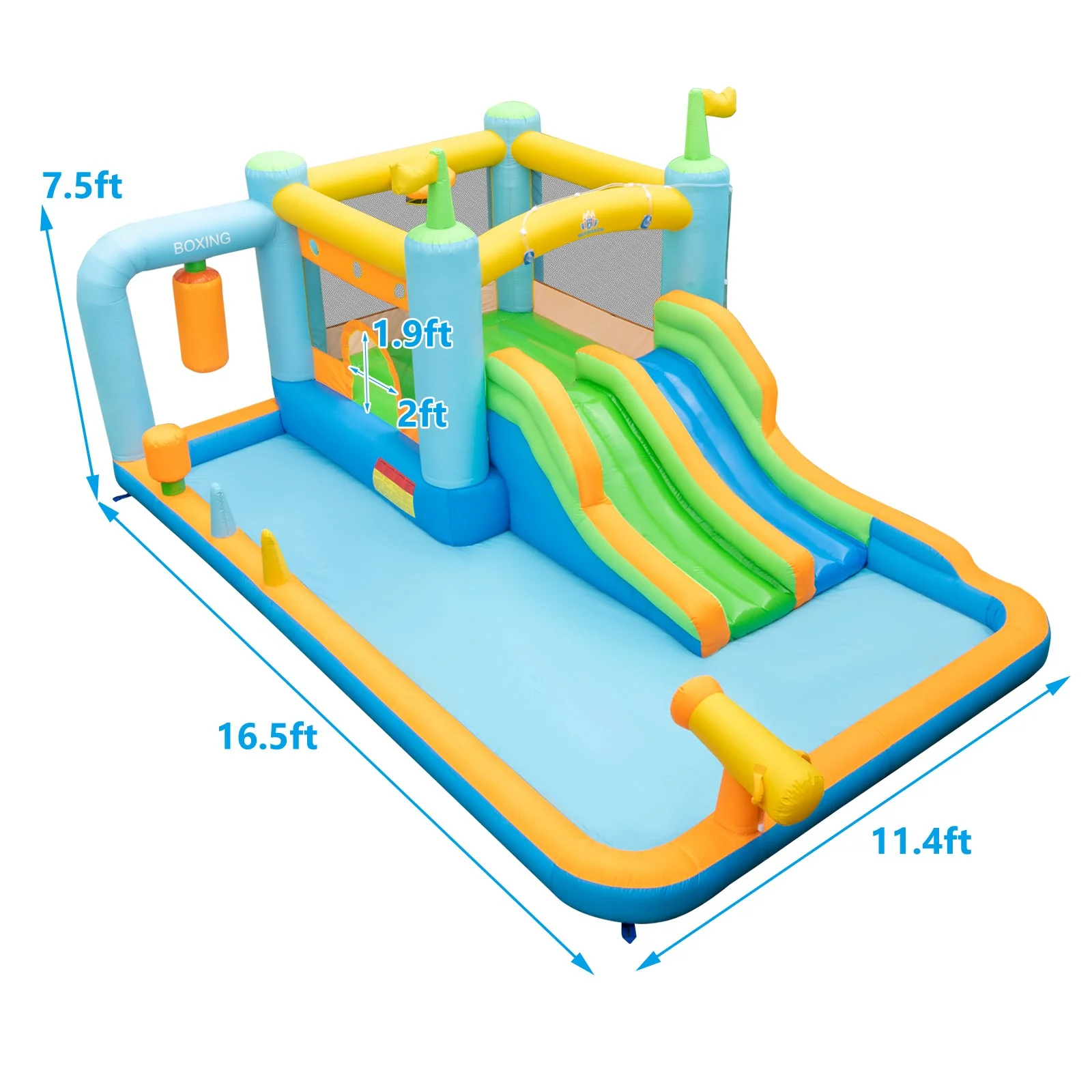 Giant Inflatable Water Slide for Kids Aged 3-10 Years (without Blower) - Image 4