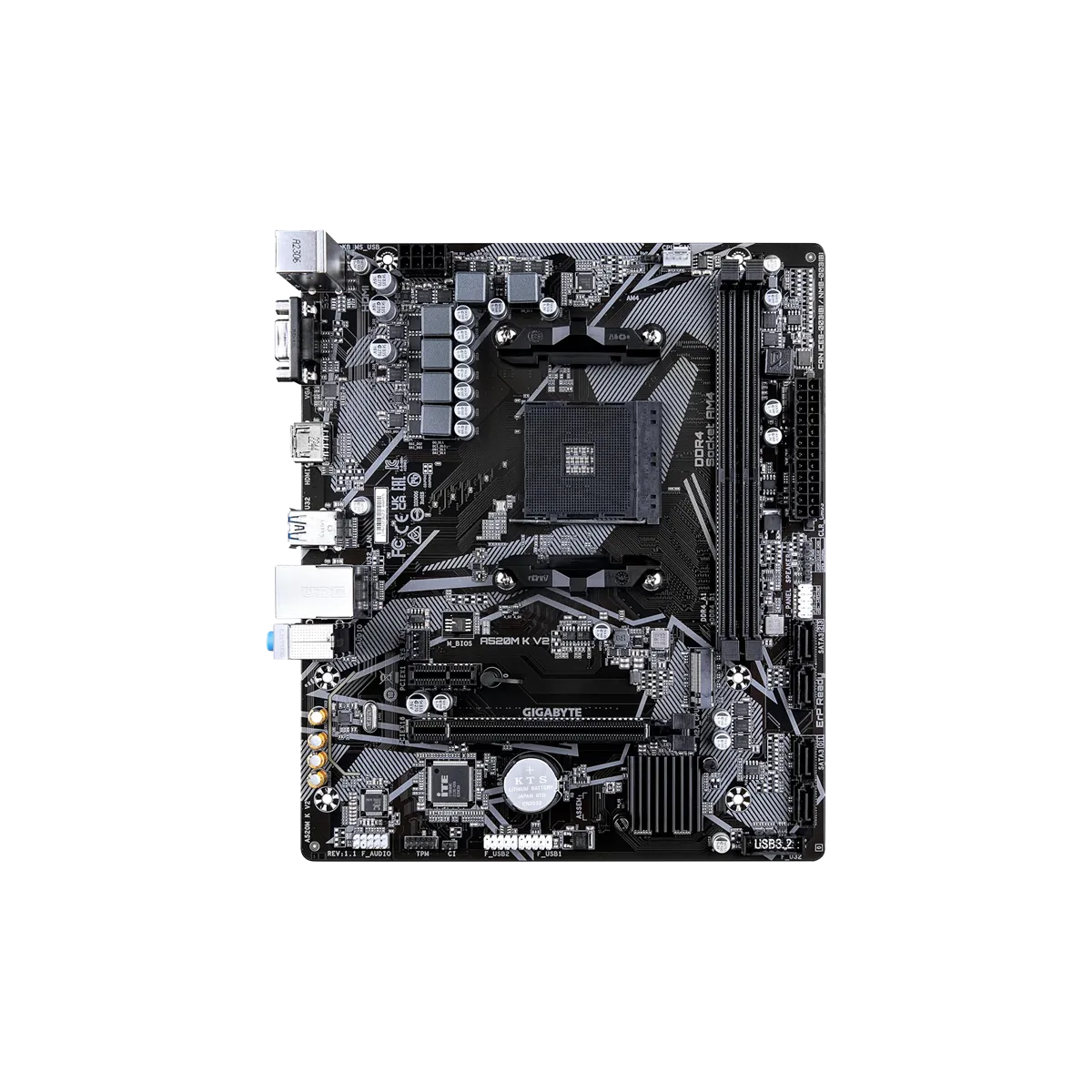 GIGABYTE A520M K V2 (REV. 1.0) CHIPSET MAE Card - Image 3