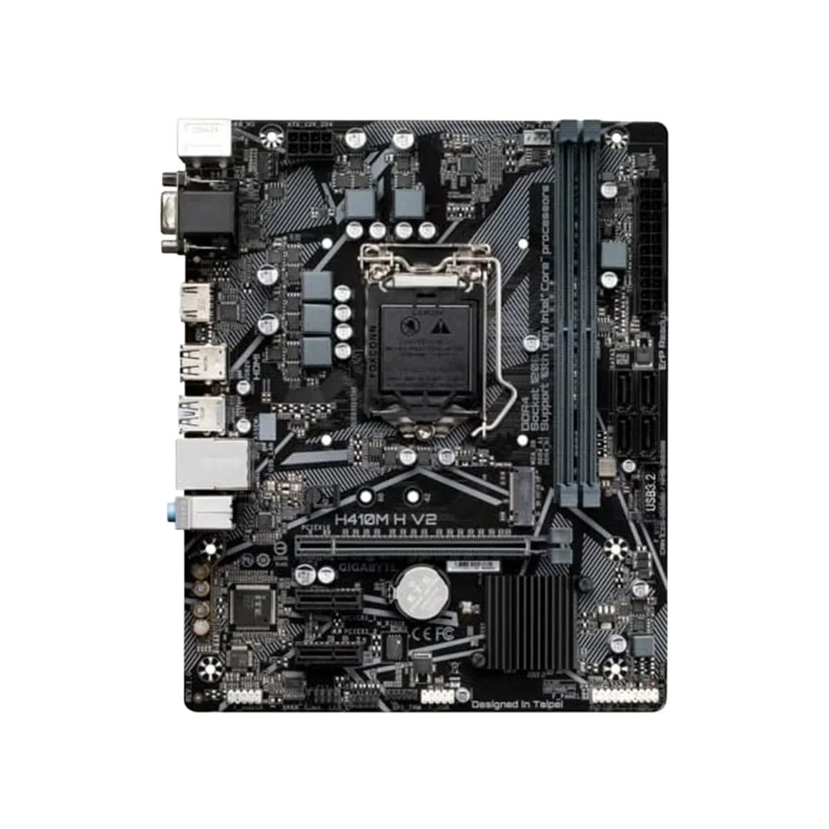 Gigabyte H410M H V2 Motherboard | Intel 10th Gen, DDR4, M.2 - Image 2