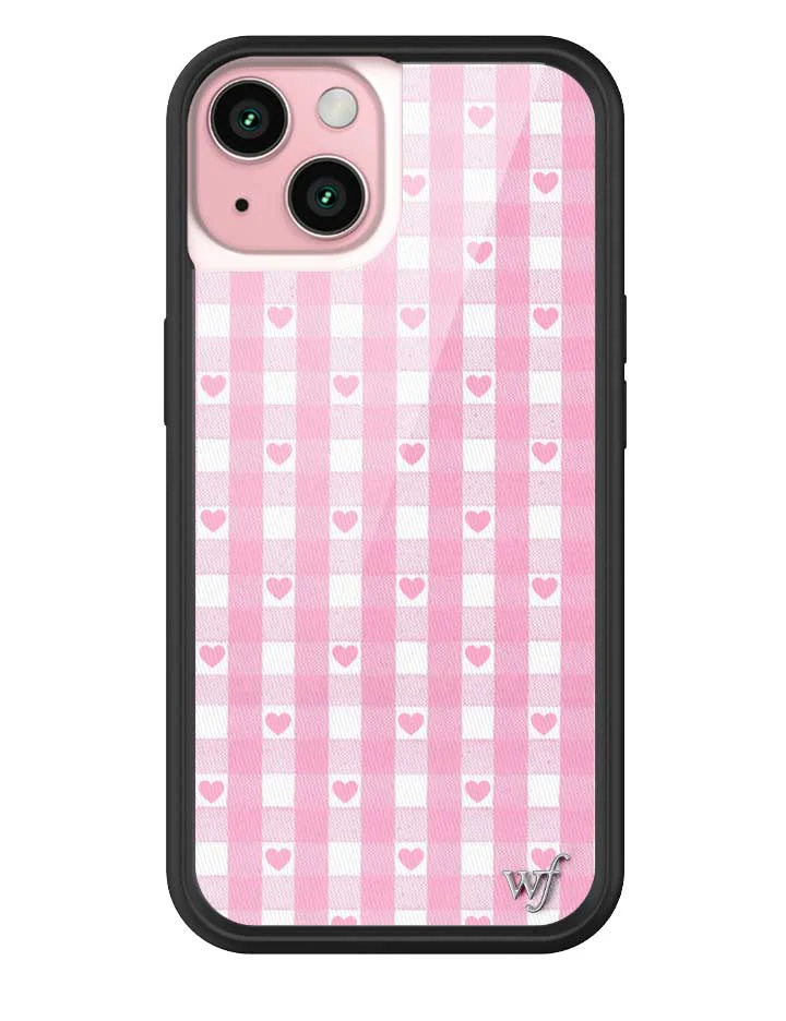 Gingham Hearts | Pink iPhone Case - Image 15
