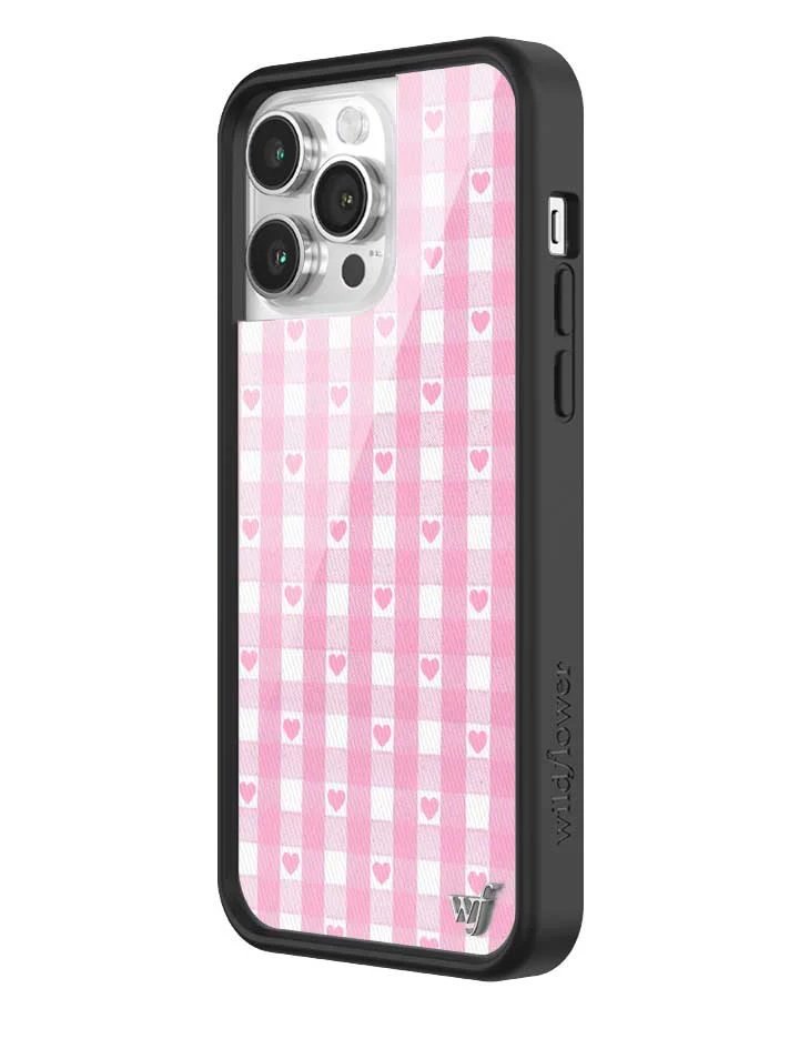 Gingham Hearts | Pink iPhone Case - Image 18