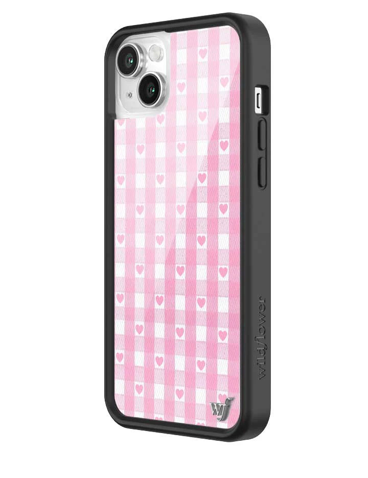 Gingham Hearts | Pink iPhone Case - Image 20