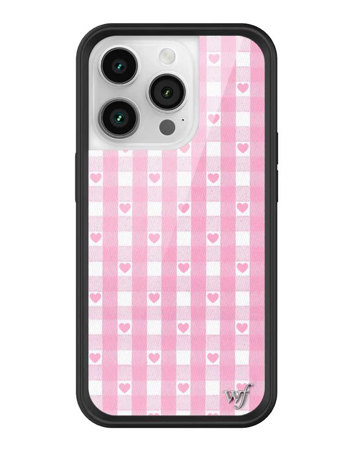 Gingham Hearts | Pink iPhone Case - Image 21
