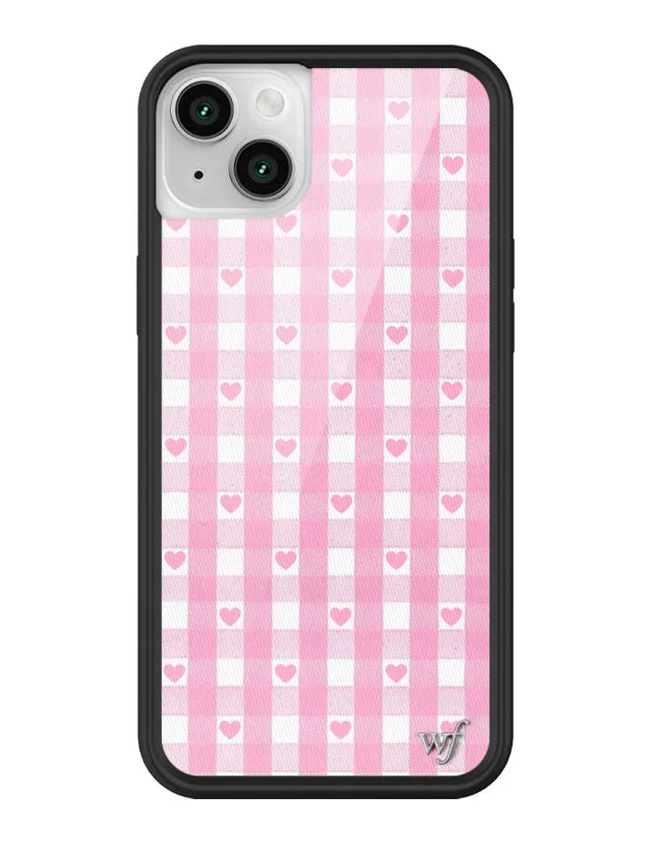Gingham Hearts | Pink iPhone Case - Image 23