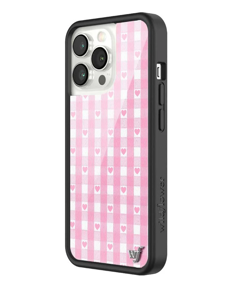 Gingham Hearts | Pink iPhone Case - Image 28