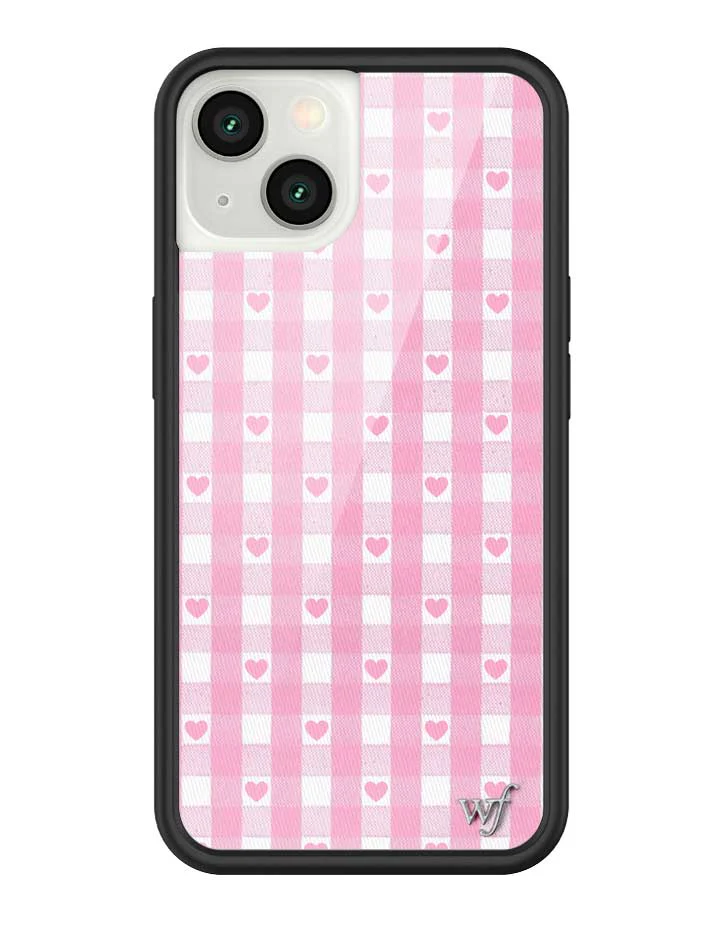 Gingham Hearts | Pink iPhone Case - Image 29