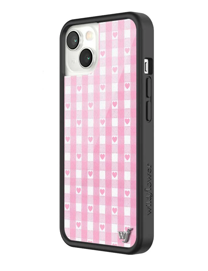 Gingham Hearts | Pink iPhone Case - Image 30