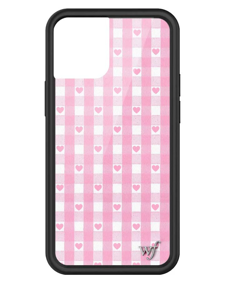 Gingham Hearts | Pink iPhone Case - Image 31