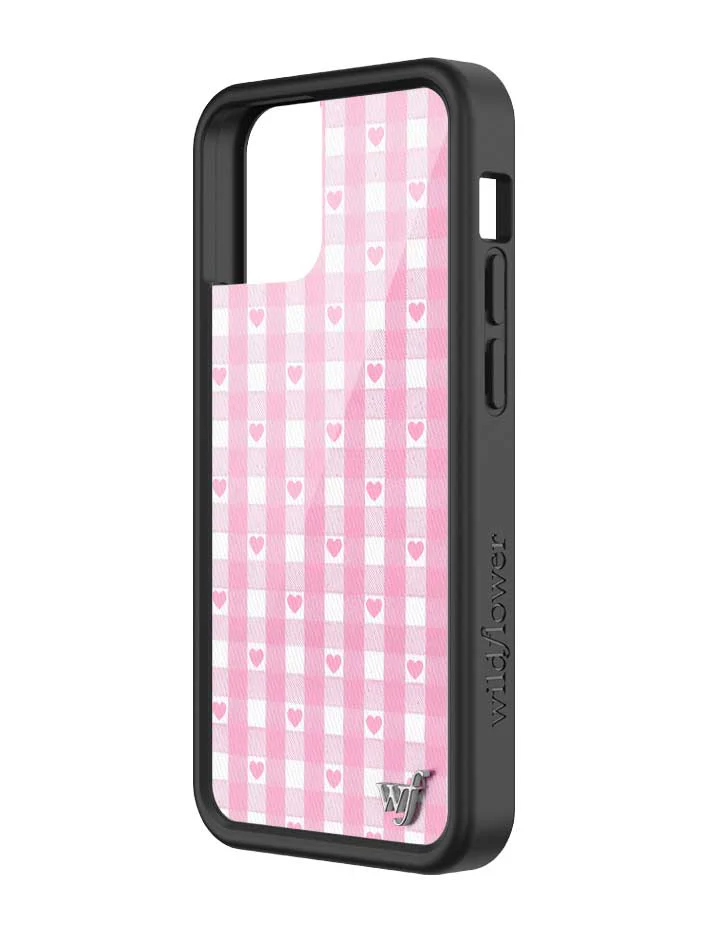 Gingham Hearts | Pink iPhone Case - Image 32