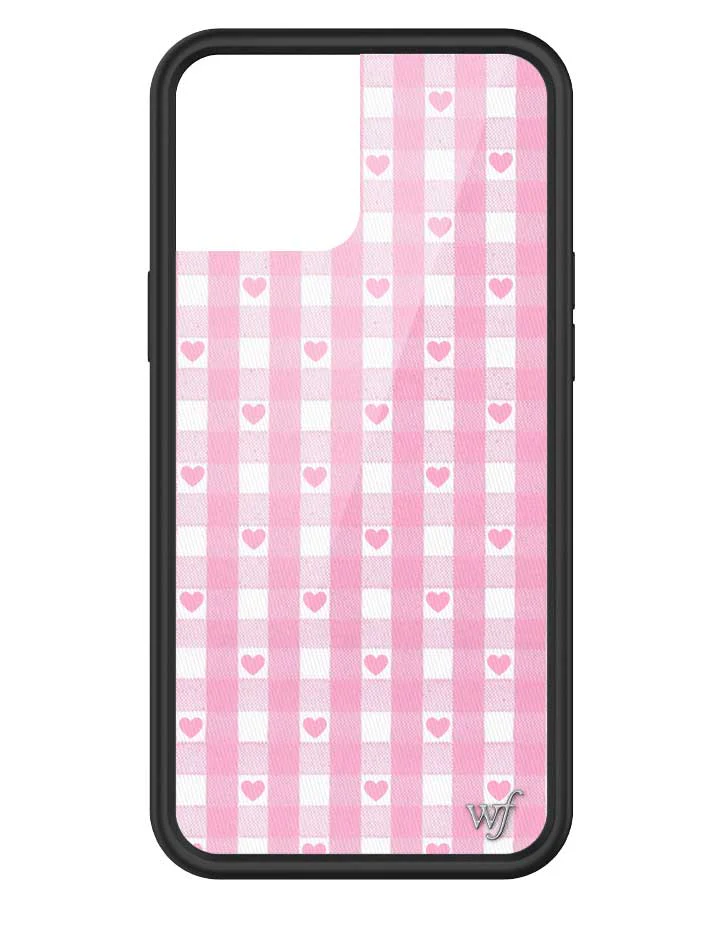 Gingham Hearts | Pink iPhone Case - Image 33