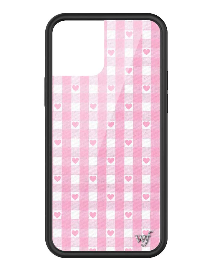 Gingham Hearts | Pink iPhone Case - Image 35