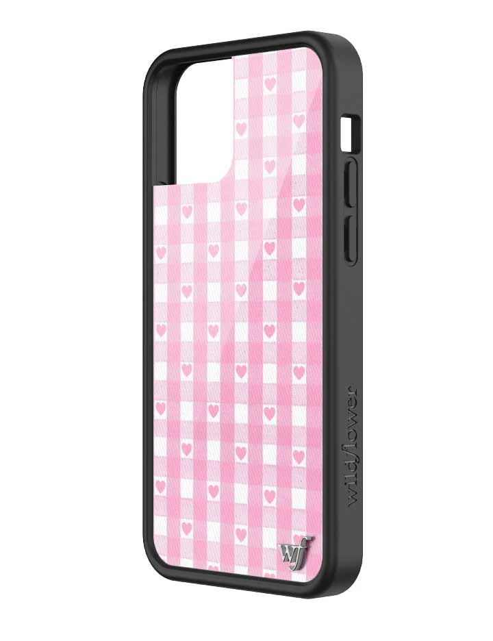 Gingham Hearts | Pink iPhone Case - Image 36