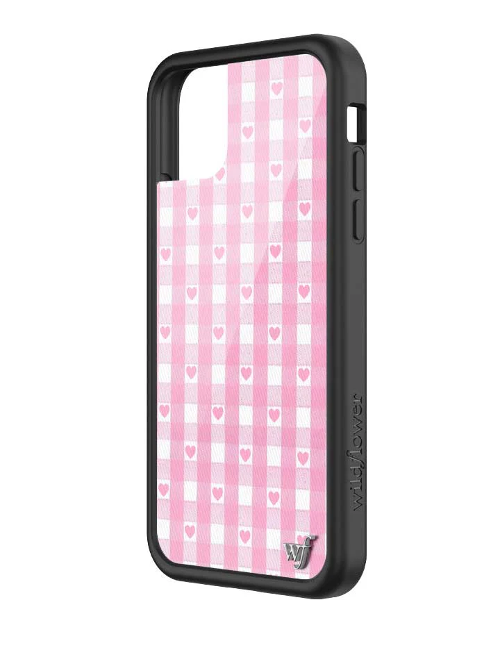 Gingham Hearts | Pink iPhone Case - Image 38