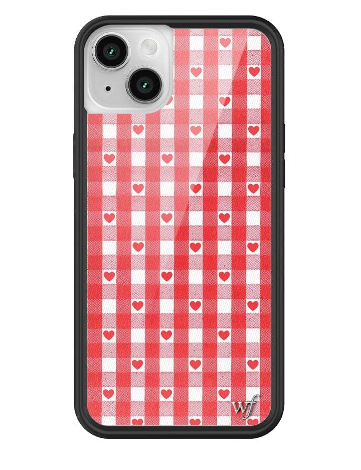 Gingham Hearts | Red iPhone Case - Image 11