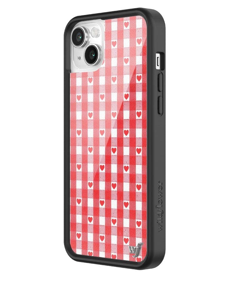 Gingham Hearts | Red iPhone Case - Image 12