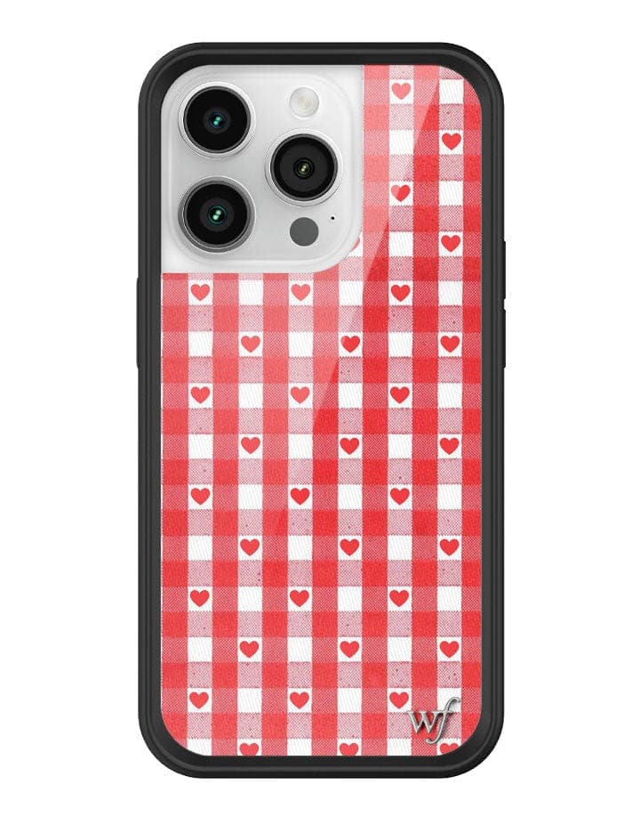 Gingham Hearts | Red iPhone Case - Image 13