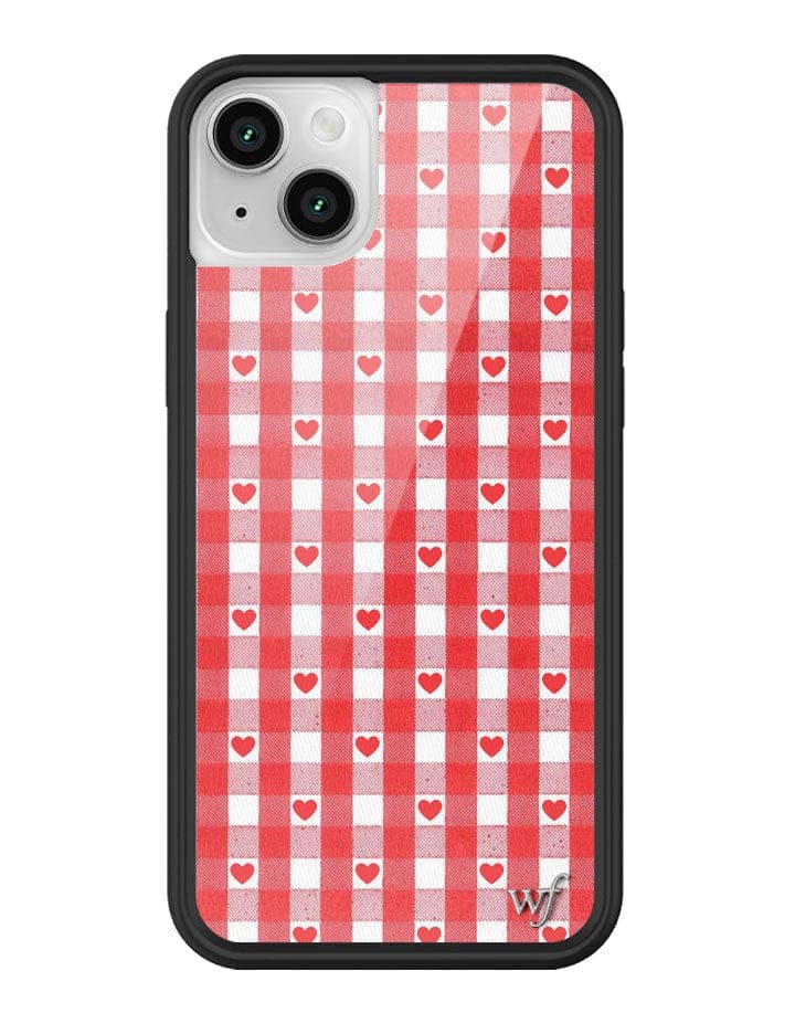 Gingham Hearts | Red iPhone Case - Image 15
