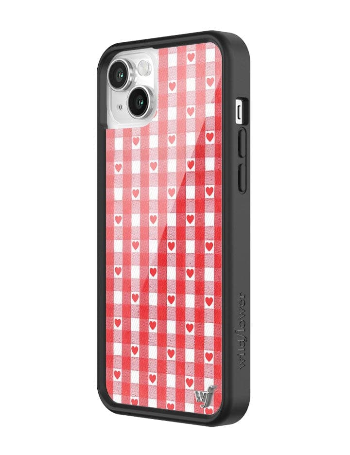 Gingham Hearts | Red iPhone Case - Image 16