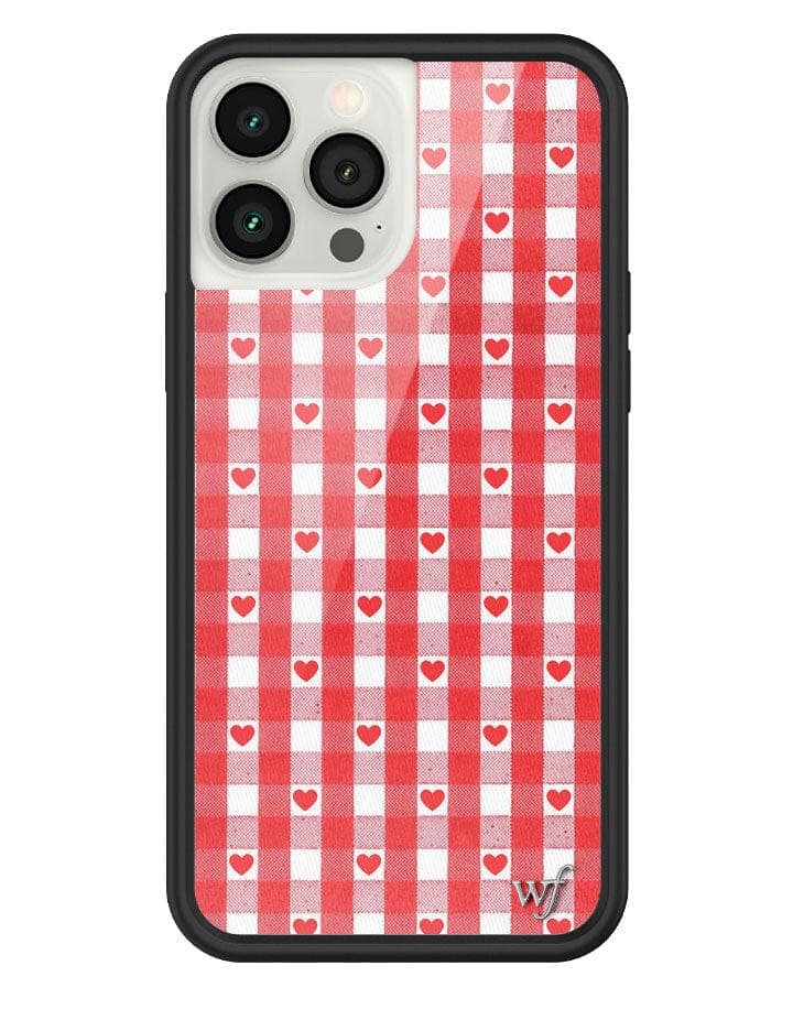 Gingham Hearts | Red iPhone Case - Image 17