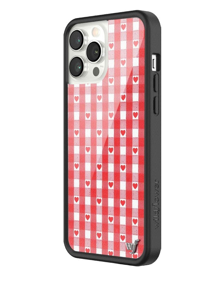 Gingham Hearts | Red iPhone Case - Image 18