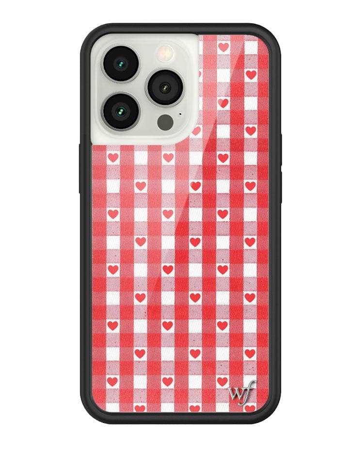Gingham Hearts | Red iPhone Case - Image 19