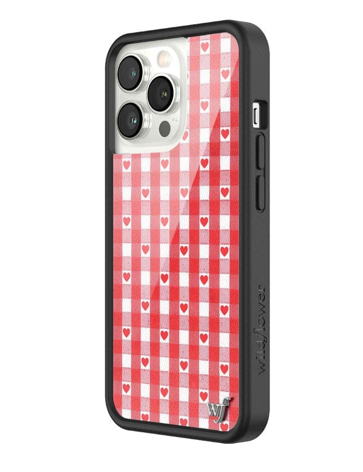 Gingham Hearts | Red iPhone Case - Image 20