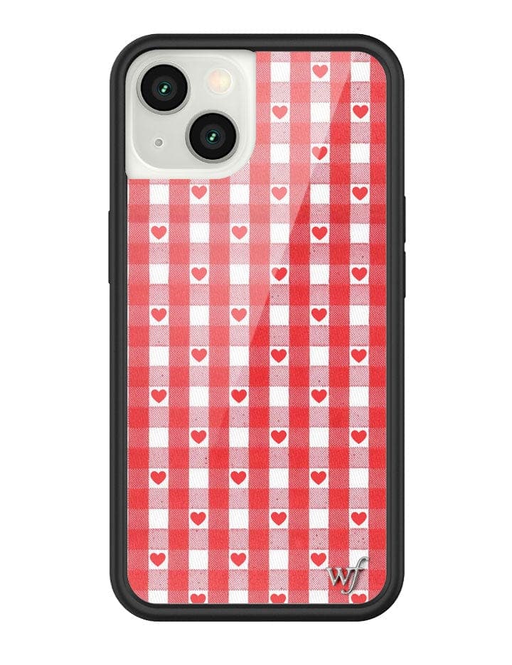 Gingham Hearts | Red iPhone Case - Image 21