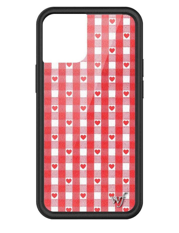 Gingham Hearts | Red iPhone Case - Image 23