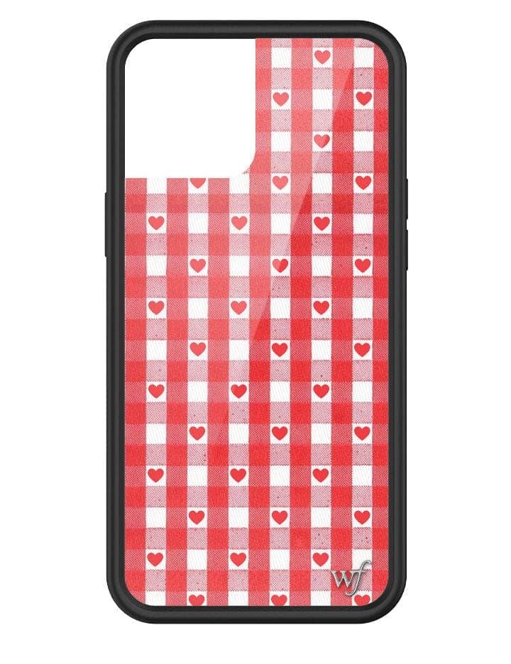 Gingham Hearts | Red iPhone Case - Image 25