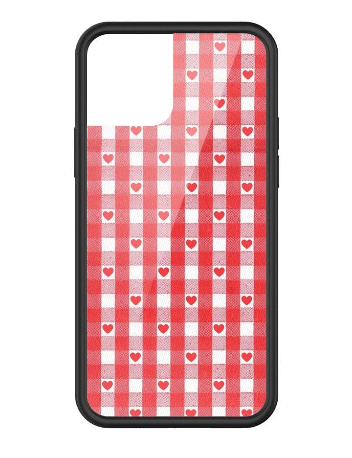 Gingham Hearts | Red iPhone Case - Image 27
