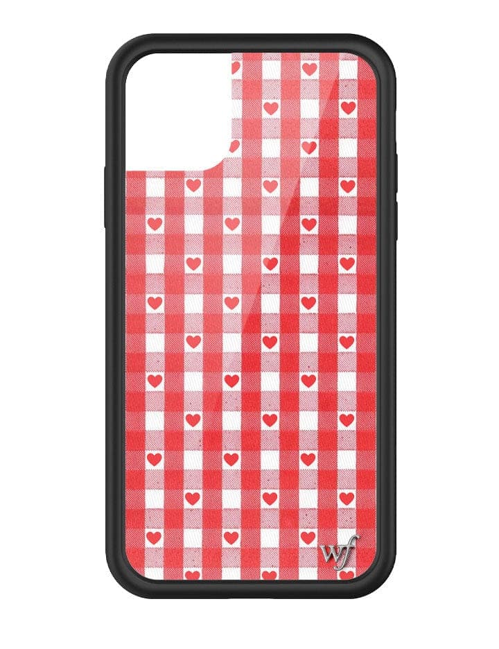 Gingham Hearts | Red iPhone Case - Image 31