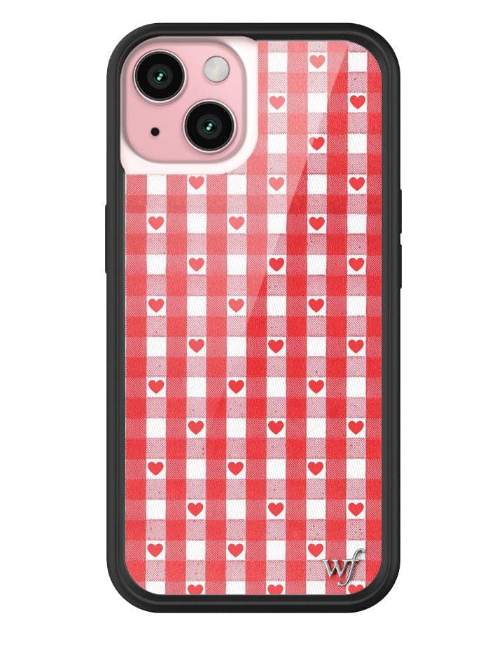 Gingham Hearts | Red iPhone Case - Image 7