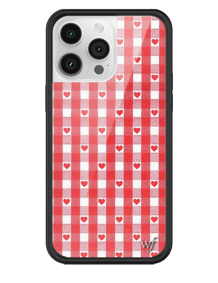 Gingham Hearts | Red iPhone Case - Image 9