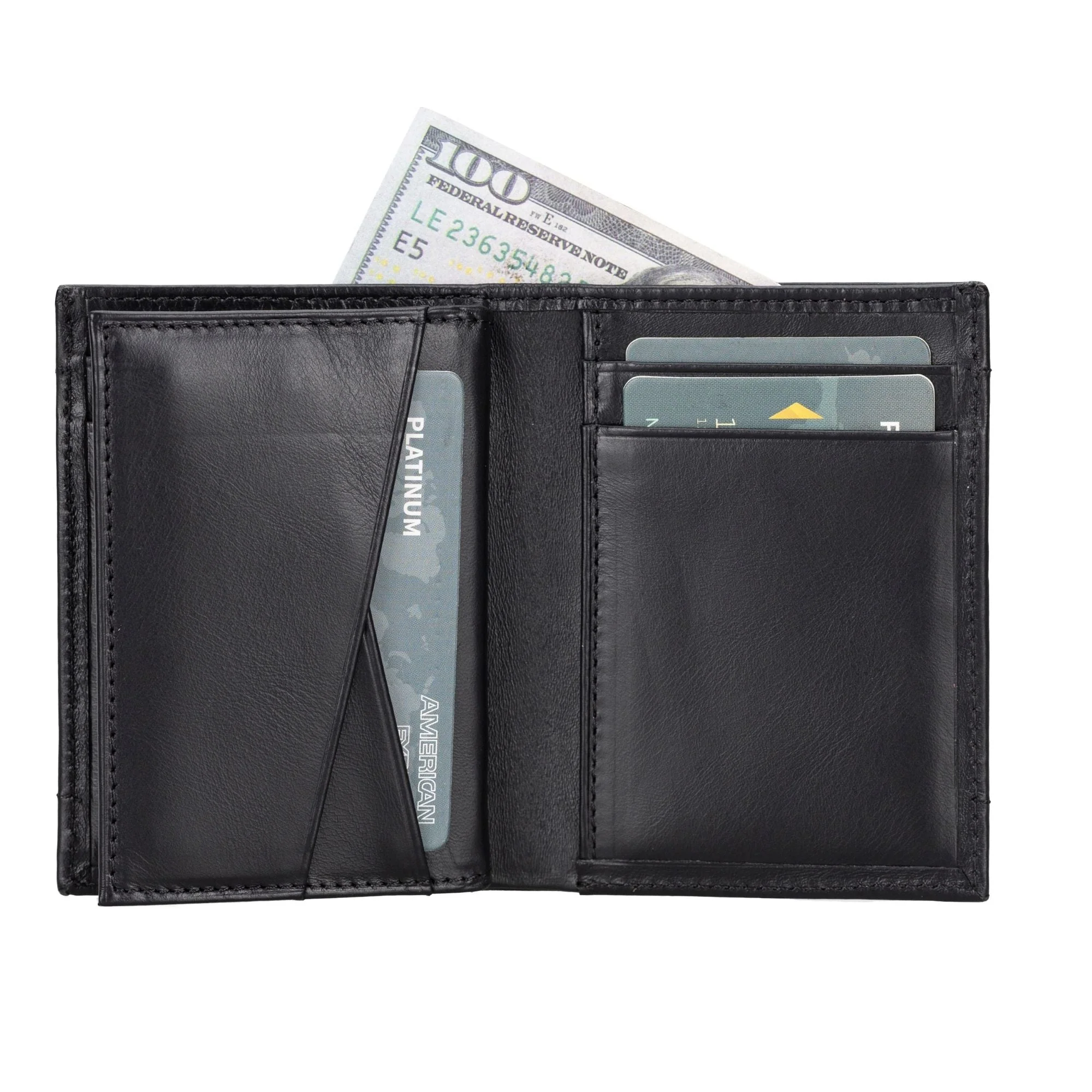 Glendo Apple AirTag Slot Leather Wallet, Handcrafted, Unisex - Image 19