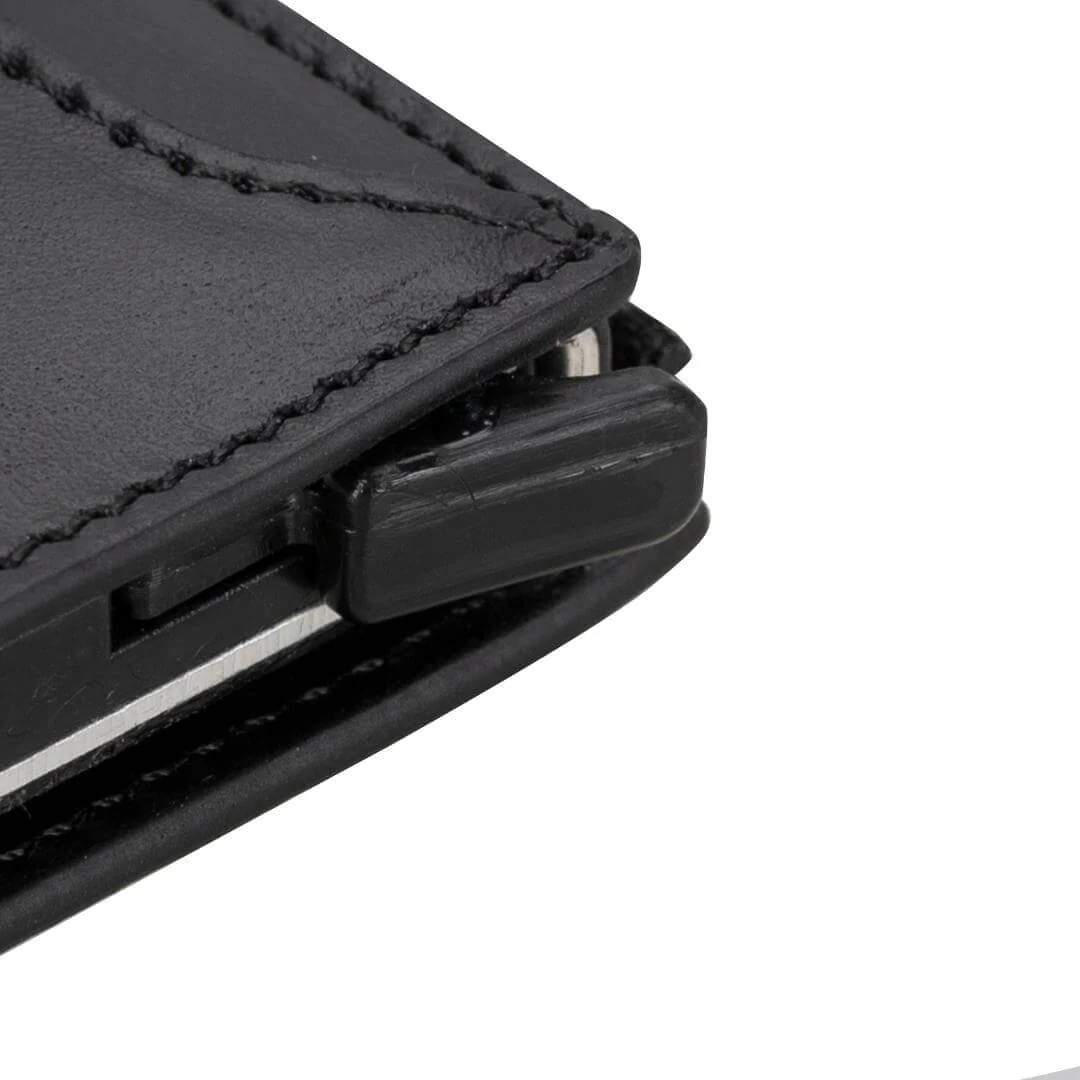 Glenrock Genuine Cowhide Leather Pop Up Card Holder Wallet - Image 12