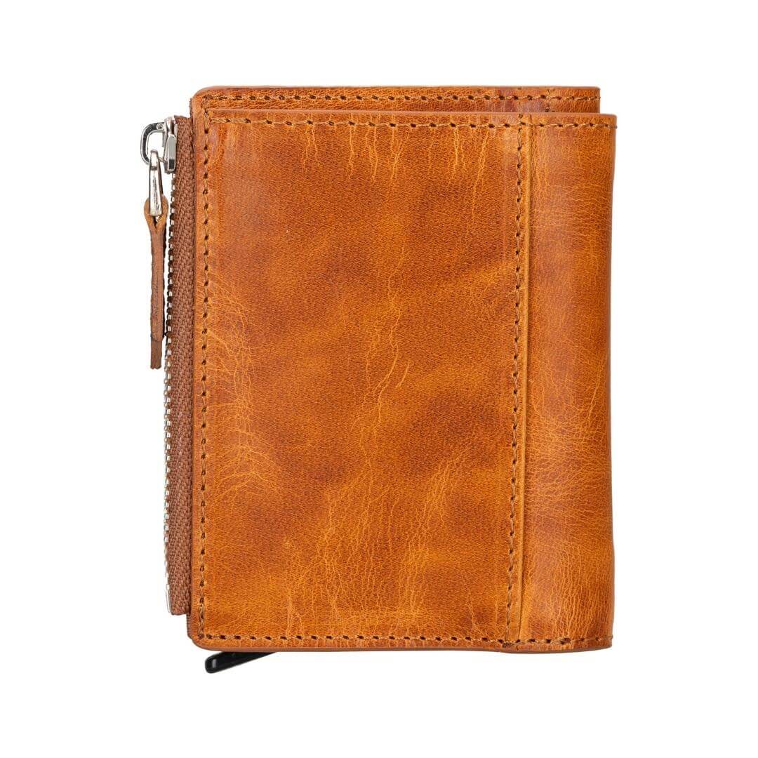 Glenrock Genuine Cowhide Leather Pop Up Card Holder Wallet - Image 16