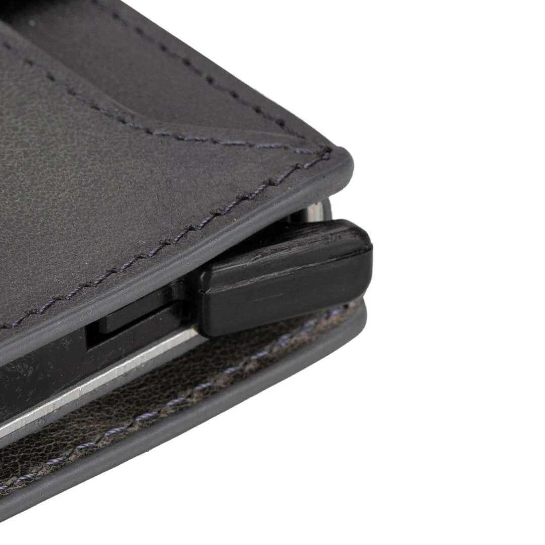 Glenrock Genuine Cowhide Leather Pop Up Card Holder Wallet - Image 24