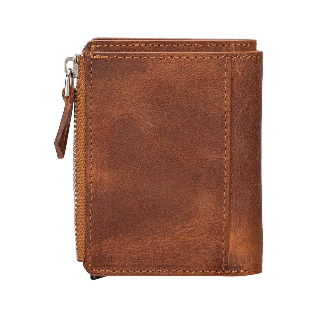 Glenrock Genuine Cowhide Leather Pop Up Card Holder Wallet - Image 34