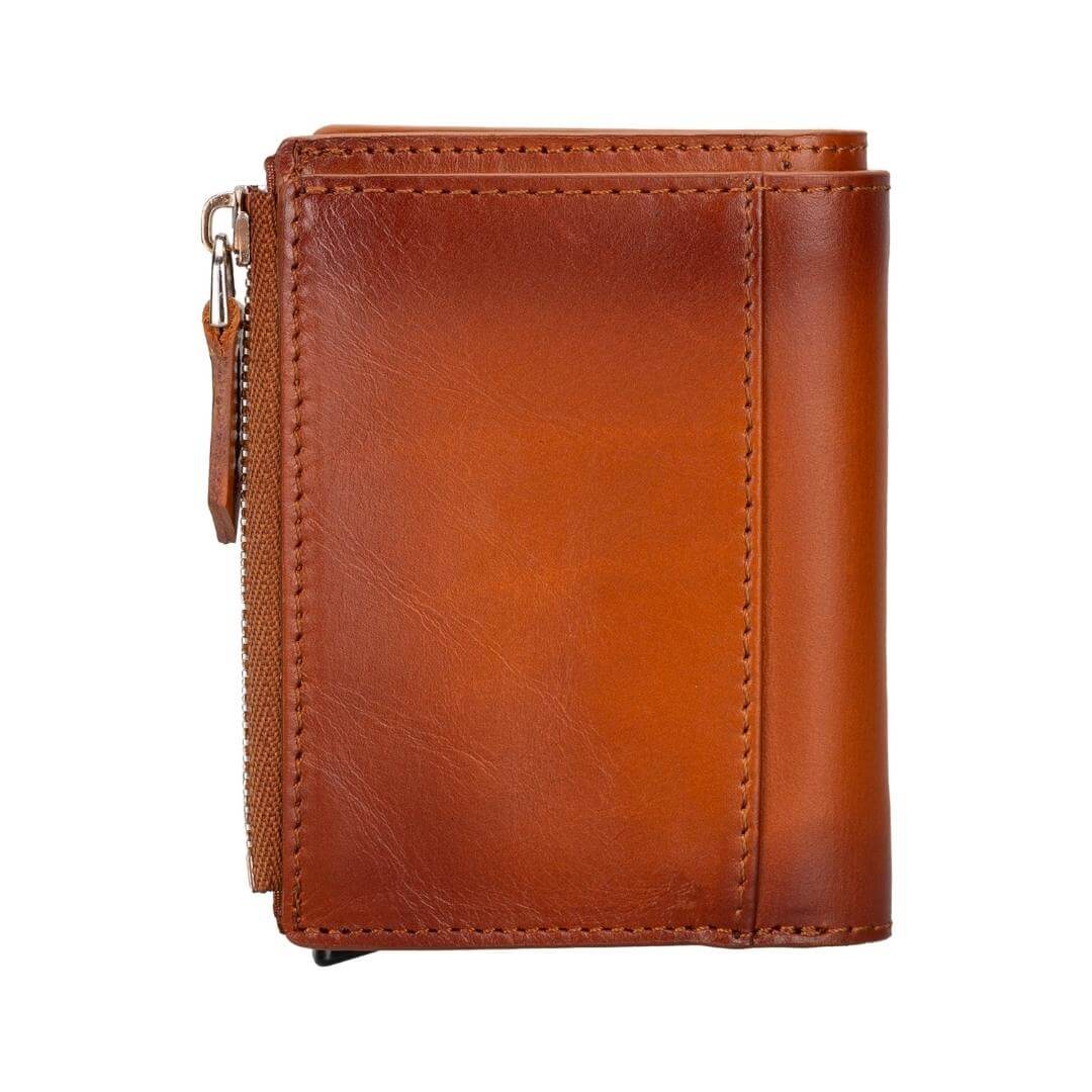 Glenrock Genuine Cowhide Leather Pop Up Card Holder Wallet - Image 4
