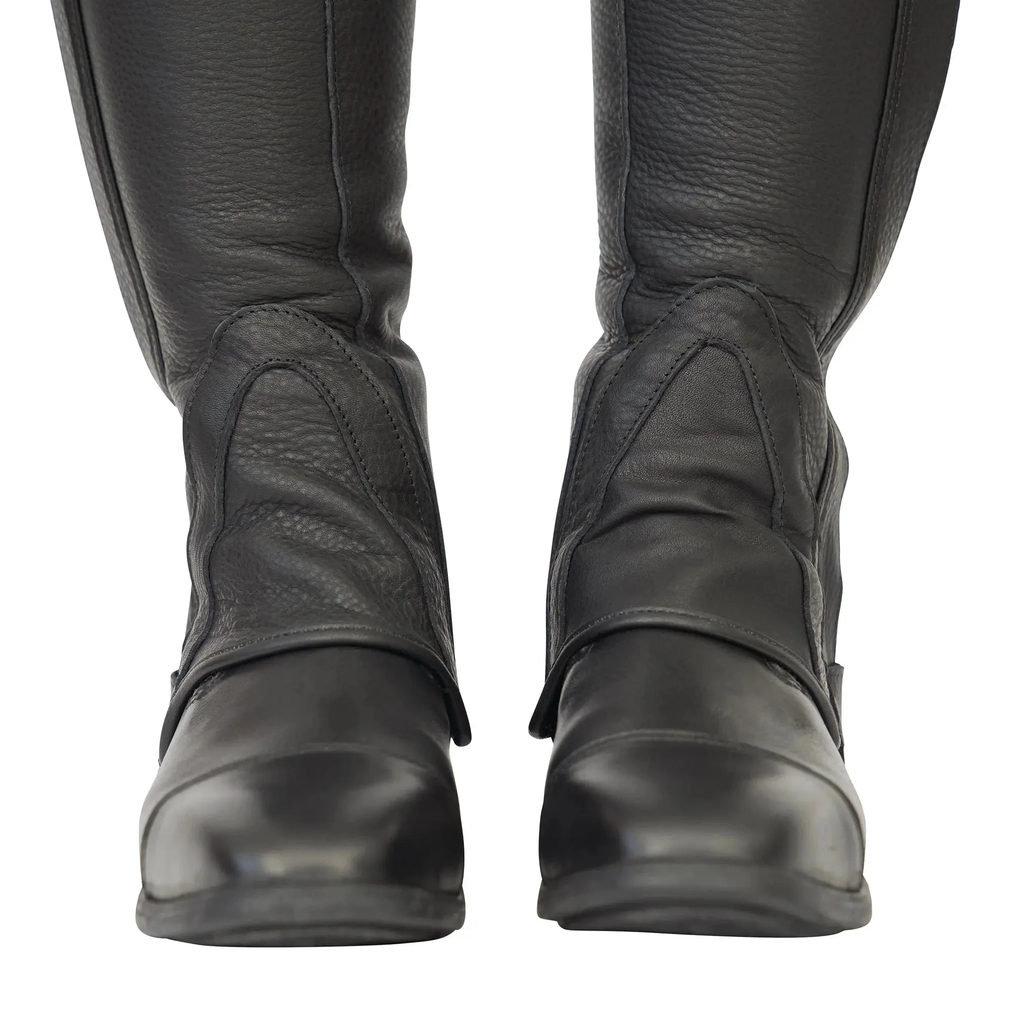 Grand Prix LC Italian Full Leather Half Chaps, Black - Image 6