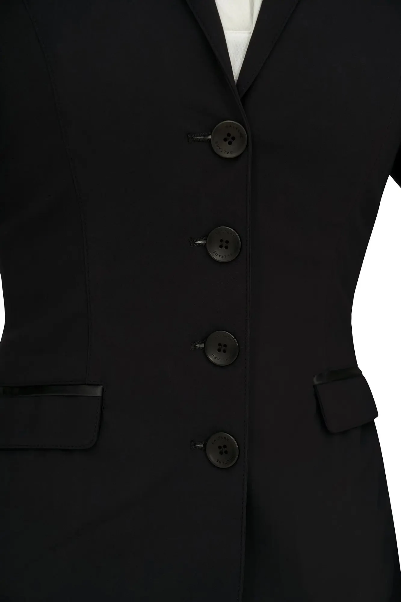 Grand Prix Saltare Dolce 4 Button Riding Jacket, Black - Image 2