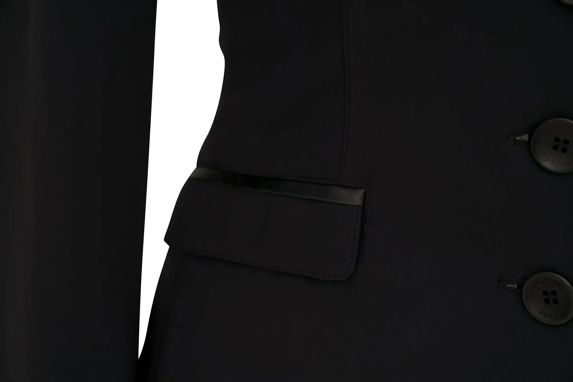 Grand Prix Saltare Dolce 4 Button Riding Jacket, Black - Image 4