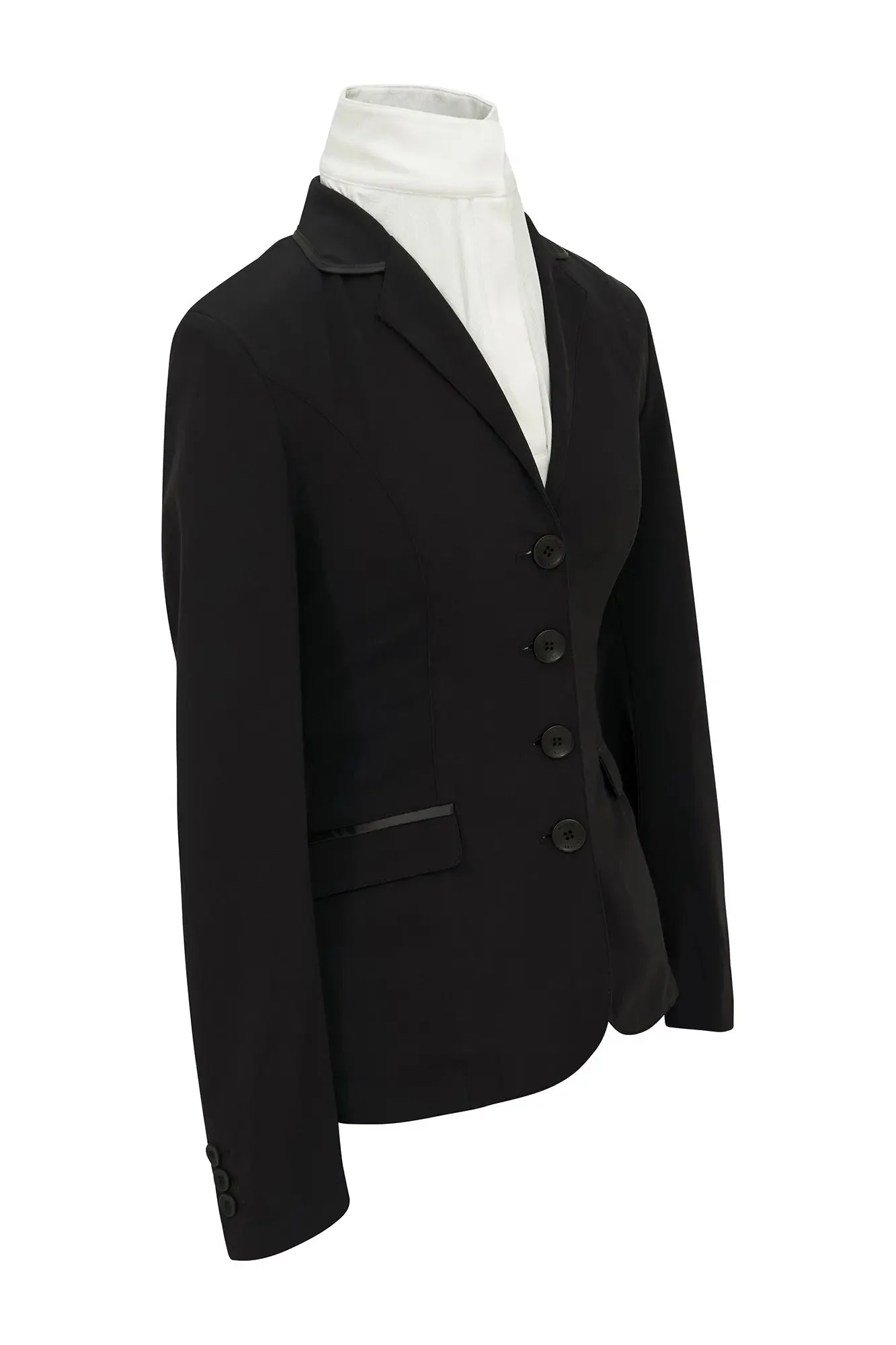 Grand Prix Saltare Dolce 4 Button Riding Jacket, Black - Image 5